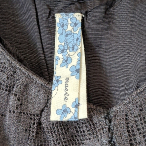 Anthropologie Maeve Dusky Needlepoint lace dress - Picture 4 of 8